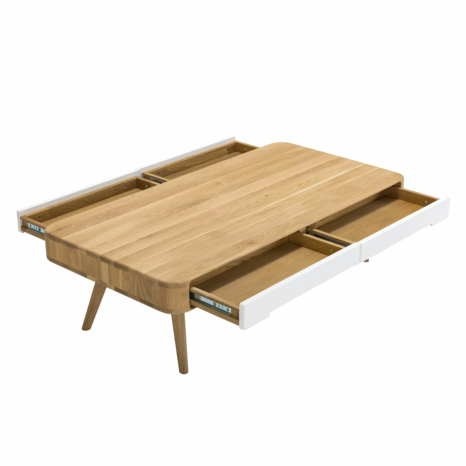 Studio Copenhagen Table basse Loca II - Chêne sauvage partiellement massif - Chêne sauvage / Blanc 13 Studio Copenhagen Table basse Loca II - Chêne sauvage partiellement massif - Chêne sauvage / Blanc – Image 11