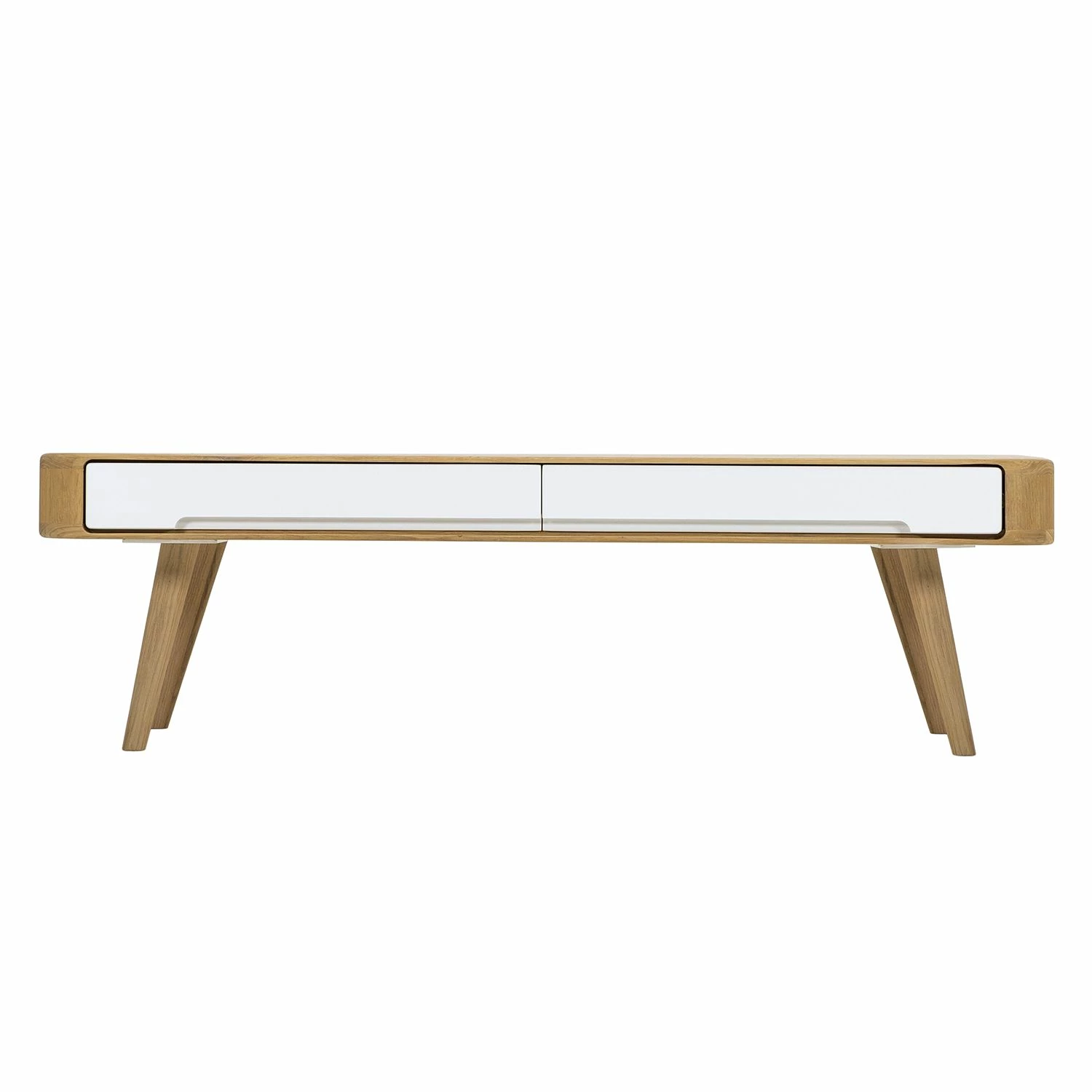 Studio Copenhagen Table basse Loca II - Chêne sauvage partiellement massif - Chêne sauvage / Blanc 6 Studio Copenhagen Table basse Loca II - Chêne sauvage partiellement massif - Chêne sauvage / Blanc – Image 4