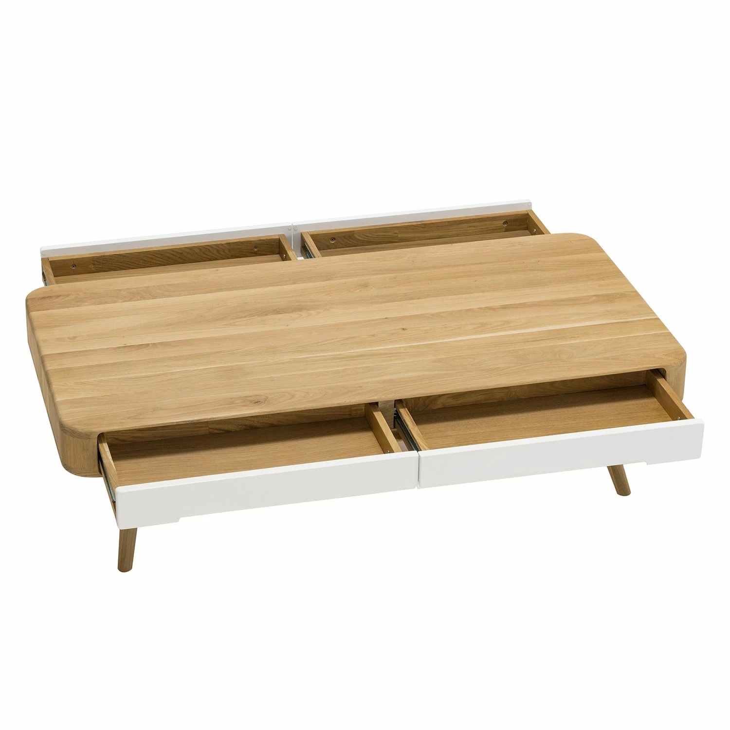 Studio Copenhagen Table basse Loca II - Chêne sauvage partiellement massif - Chêne sauvage / Blanc 12 Studio Copenhagen Table basse Loca II - Chêne sauvage partiellement massif - Chêne sauvage / Blanc – Image 10