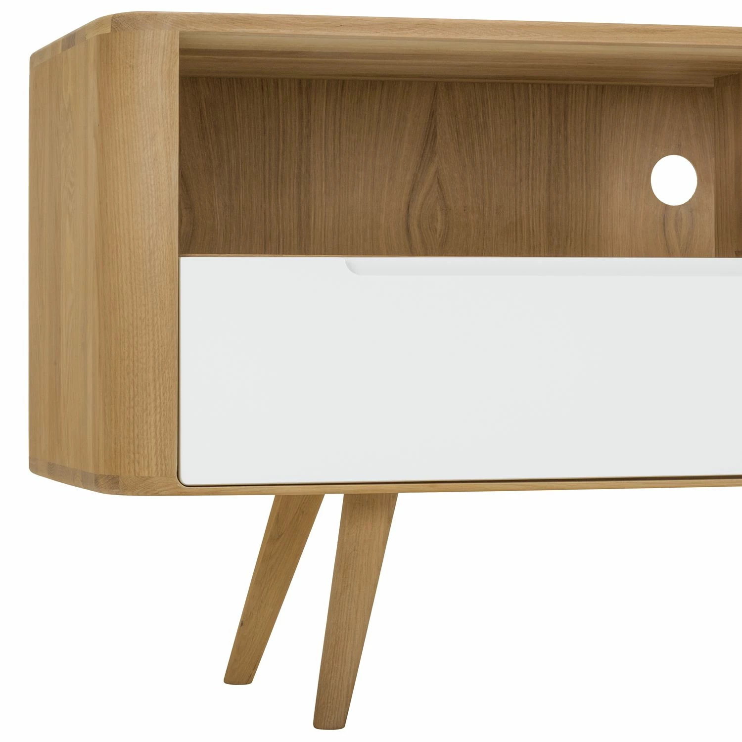 Studio Copenhagen Meuble TV Loca IV - Blanc / Chêne sauvage clair 10 Studio Copenhagen Meuble TV Loca IV - Blanc / Chêne sauvage clair – Image 8