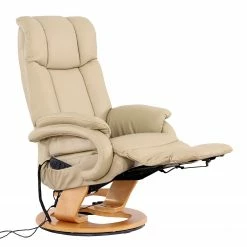 Modoform Fauteuil de relaxation Casey - Cuir véritable / Imitation cuir - Crème -loftscape Boutique 1000005892 200324 13583500003 DETAILS P000000001000005892