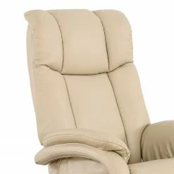 Modoform Fauteuil de relaxation Casey - Cuir véritable / Imitation cuir - Crème -loftscape Boutique 1000005892 200324 13583900008 DETAILS P000000001000005892