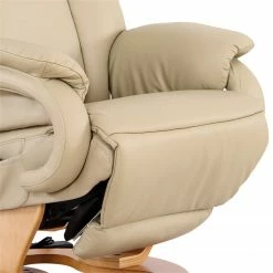 Modoform Fauteuil de relaxation Casey - Cuir véritable / Imitation cuir - Crème -loftscape Boutique 1000005892 200324 13584100010 DETAILS P000000001000005892