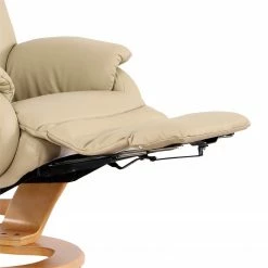 Modoform Fauteuil de relaxation Casey - Cuir véritable / Imitation cuir - Crème -loftscape Boutique 1000005892 200324 13584200011 DETAILS P000000001000005892
