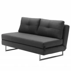Fredriks Canapé convertible Newheaven Tissu - Tissu Lyn: Gris foncé