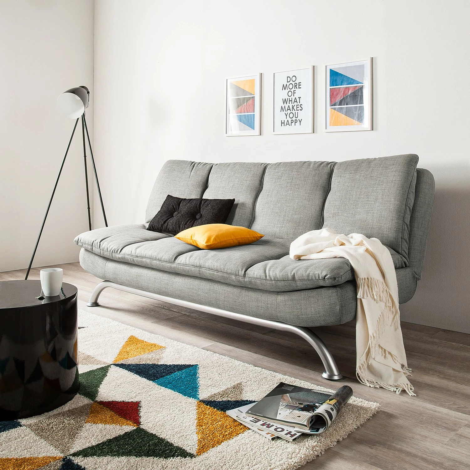 Fredriks Clic-clac Jerry Tissu - Gris clair 4 Fredriks Clic-clac Jerry Tissu - Gris clair – Image 2