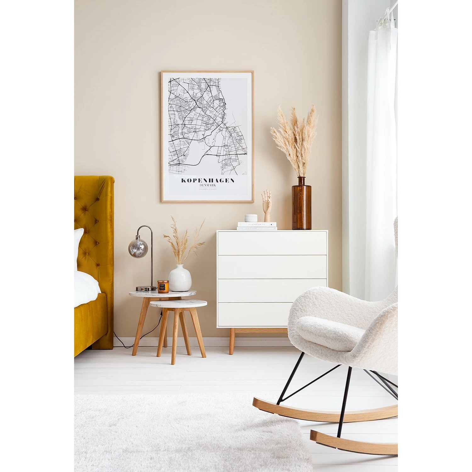 Mørteens Table dappoint Nilla II (2 éléments) - Imitation marbre blanc 5 Mørteens Table dappoint Nilla II (2 éléments) - Imitation marbre blanc – Image 3