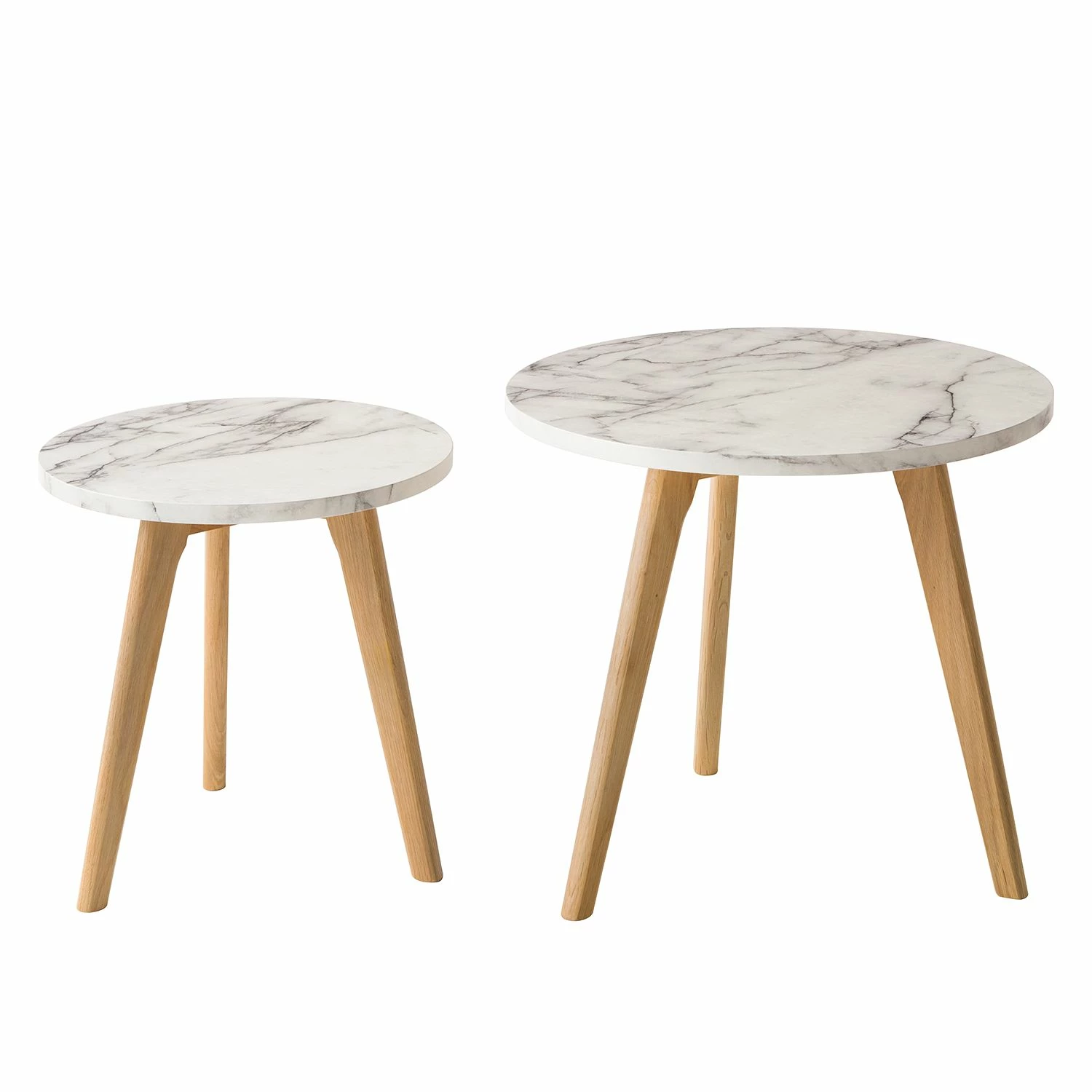 Mørteens Table dappoint Nilla II (2 éléments) - Imitation marbre blanc 10 Mørteens Table dappoint Nilla II (2 éléments) - Imitation marbre blanc – Image 8