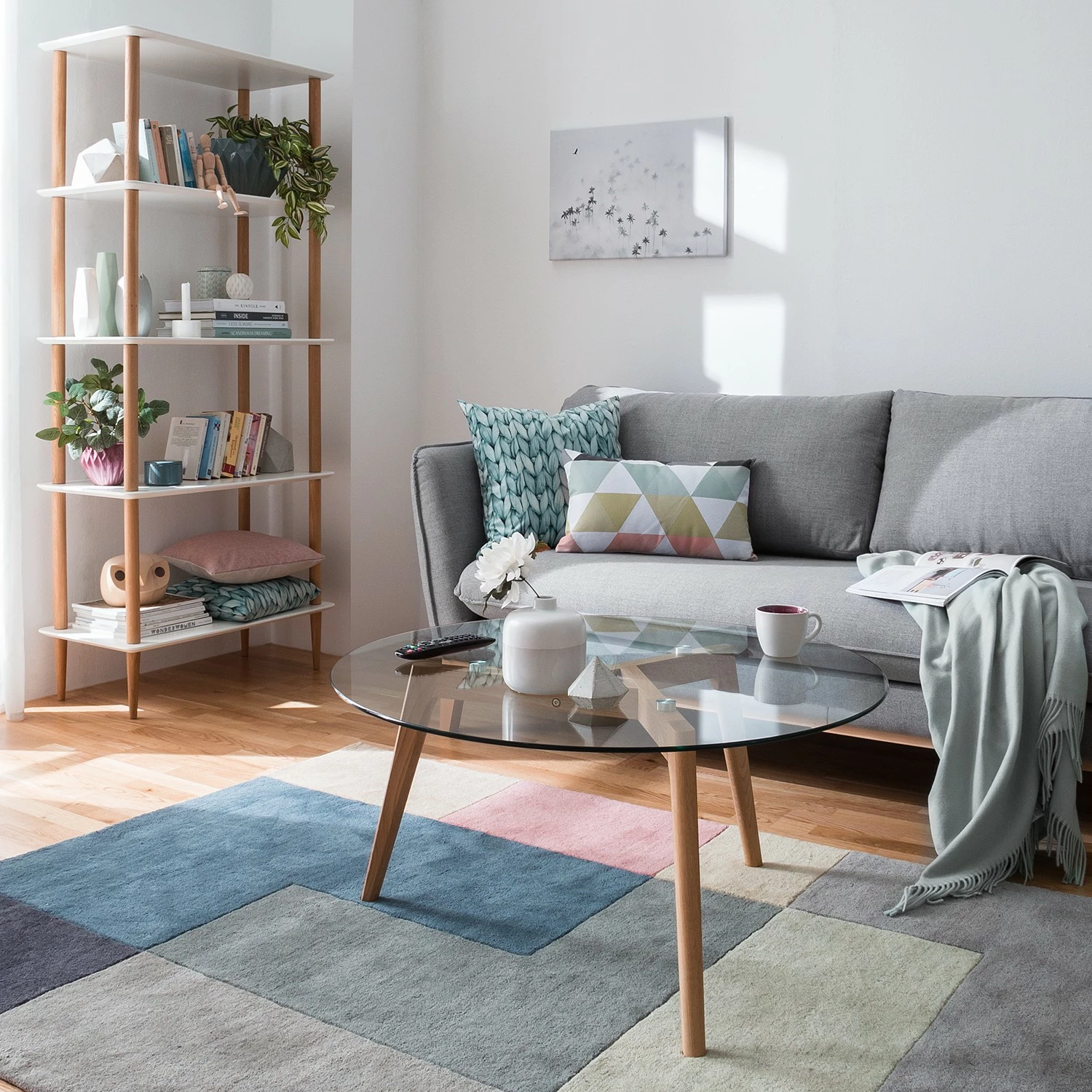 Mørteens Table basse Forsby - Verre / Chêne massif 4 Mørteens Table basse Forsby - Verre / Chêne massif – Image 2