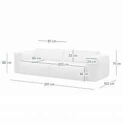 Studio Copenhagen Canapé 3 places HUDSON - Tissu Saia: Gris clair 33 Studio Copenhagen Canapé 3 places HUDSON - Tissu Saia: Gris clair -loftscape Boutique 1000009285 220909 500 SKETCH DETAILS P000000001000009285 sketch