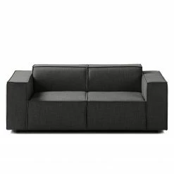 Canapé Kinx (2 places) - Tissu Milan : Anthracite - Sans fonction -loftscape Boutique 1000011644 180619 155715204 GALLERYIMAGES P000000001000011644