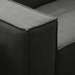 Canapé Kinx (2 places) - Tissu Milan : Anthracite - Sans fonction -loftscape Boutique 1000011644 180619 155716209 GALLERYIMAGES P000000001000011644