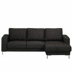 Fredriks Canapé d’angle Summer - Tissu Madu: Noir - Méridienne courte à droite (vue de face) - Sans fonction couchage -loftscape Boutique 1000012446 210503 10320500011 DETAILS P000000001000012446