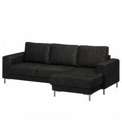 Fredriks Canapé d’angle Summer - Tissu Madu: Noir - Méridienne courte à droite (vue de face) - Sans fonction couchage -loftscape Boutique 1000012446 210503 10321600014 DETAILS P000000001000012446