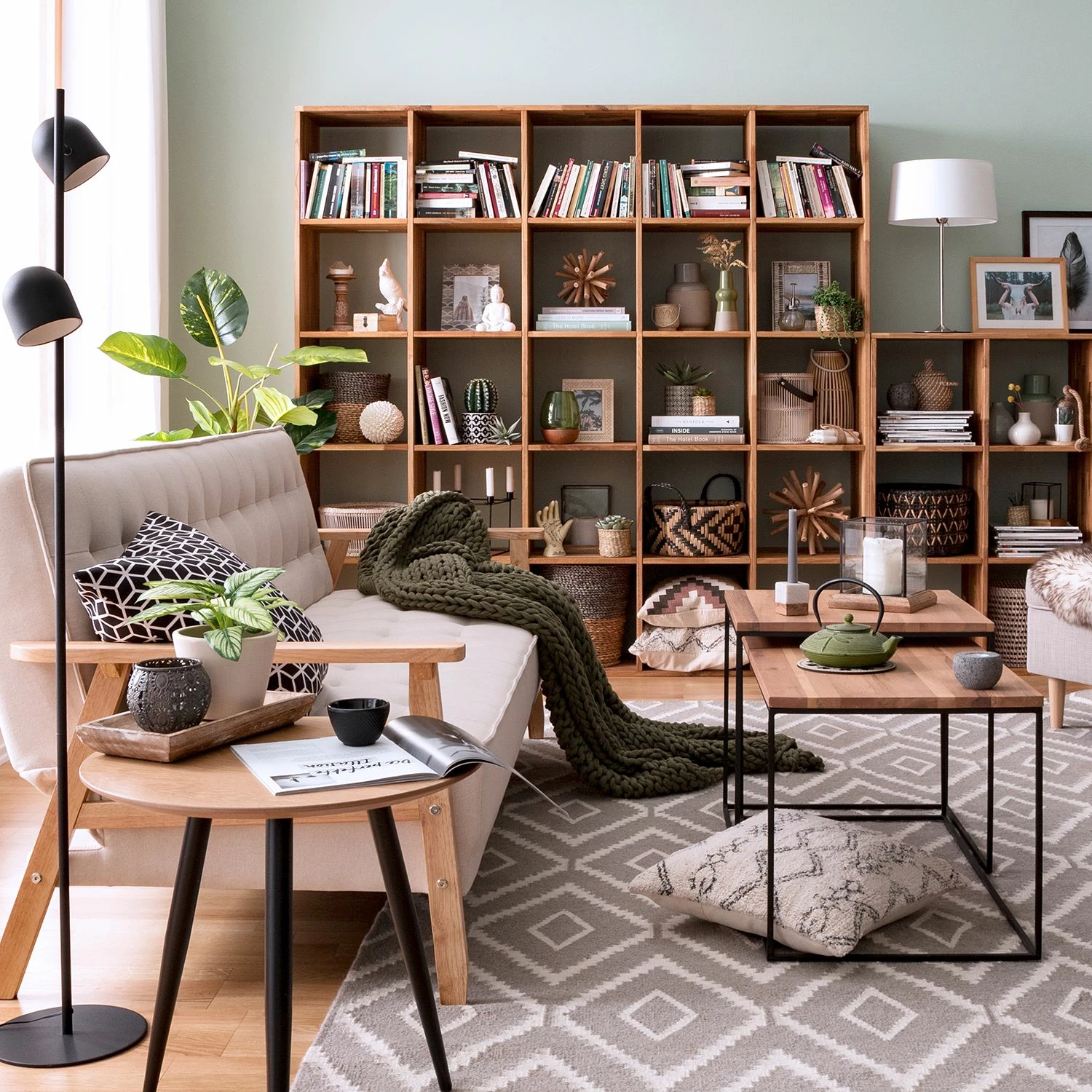 Ars Natura Étagère GrapWOOD VI - Chêne massif 4 Ars Natura Étagère GrapWOOD VI - Chêne massif – Image 2