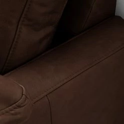 Ars manufacti Canapé Horley (3 places) - Cuir véritable - Marron foncé -loftscape Boutique 1000015077 211215 092022000190 DETAILS P000000001000015077