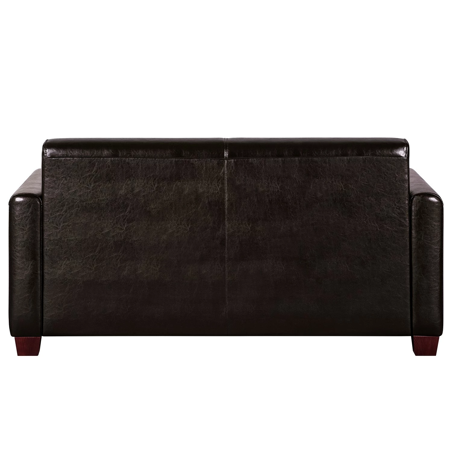 Maison Belfort Canapé Fragola (2 places) - Cuir véritable Marron foncé 6 Maison Belfort Canapé Fragola (2 places) - Cuir véritable Marron foncé – Image 4