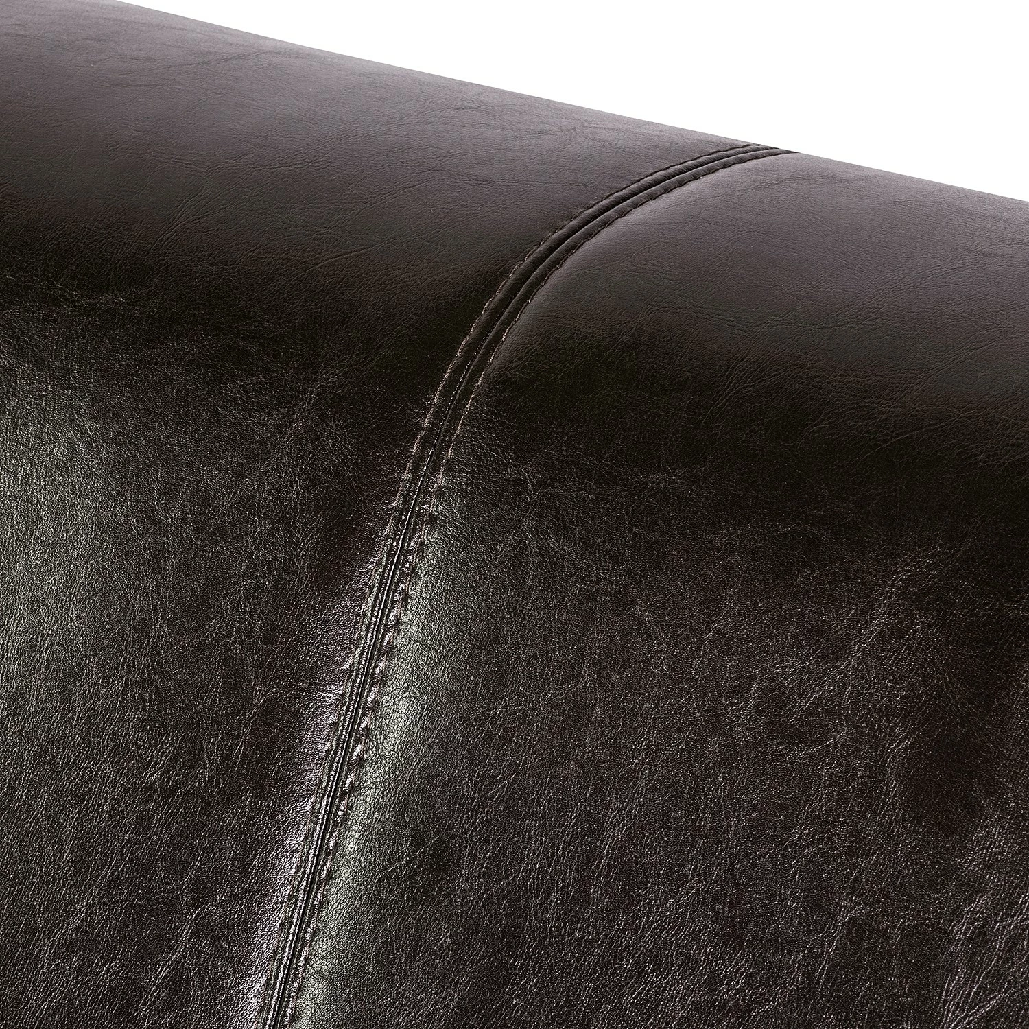 Maison Belfort Canapé Fragola (2 places) - Cuir véritable Marron foncé 7 Maison Belfort Canapé Fragola (2 places) - Cuir véritable Marron foncé – Image 5