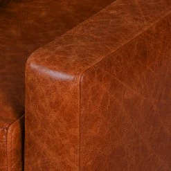 Ars manufacti Canapé Horley - 2 places - Cuir véritable - Cognac vintage -loftscape Boutique 1000015367 200616 19121800054 DETAILS P000000001000015367