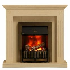 Montreux Cheminée électrique Washington - Crème / Beige marbré 16 Montreux Cheminée électrique Washington - Crème / Beige marbré -loftscape Boutique 1000017424 220614 030 DETAILS P000000001000017424