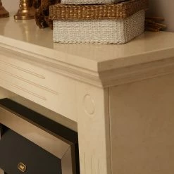 Montreux Cheminée électrique Washington - Crème / Beige marbré 19 Montreux Cheminée électrique Washington - Crème / Beige marbré -loftscape Boutique 1000017424 220614 051 DETAILS P000000001000017424