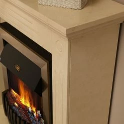 Montreux Cheminée électrique Washington - Crème / Beige marbré 22 Montreux Cheminée électrique Washington - Crème / Beige marbré -loftscape Boutique 1000017424 220614 054 DETAILS P000000001000017424