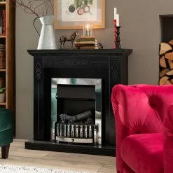 Montreux Cheminée électrique Missouri - Noir / Gris marbré 15 Montreux Cheminée électrique Missouri - Noir / Gris marbré -loftscape Boutique 1000017431 181127 13052500003 MOOD GALLERYIMAGES P000000001000017431 mood