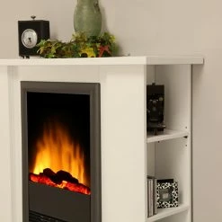 Montreux Cheminée électrique Marilyn - Blanc brillant - Verni -loftscape Boutique 1000017496 220614 052 DETAILS P000000001000017496