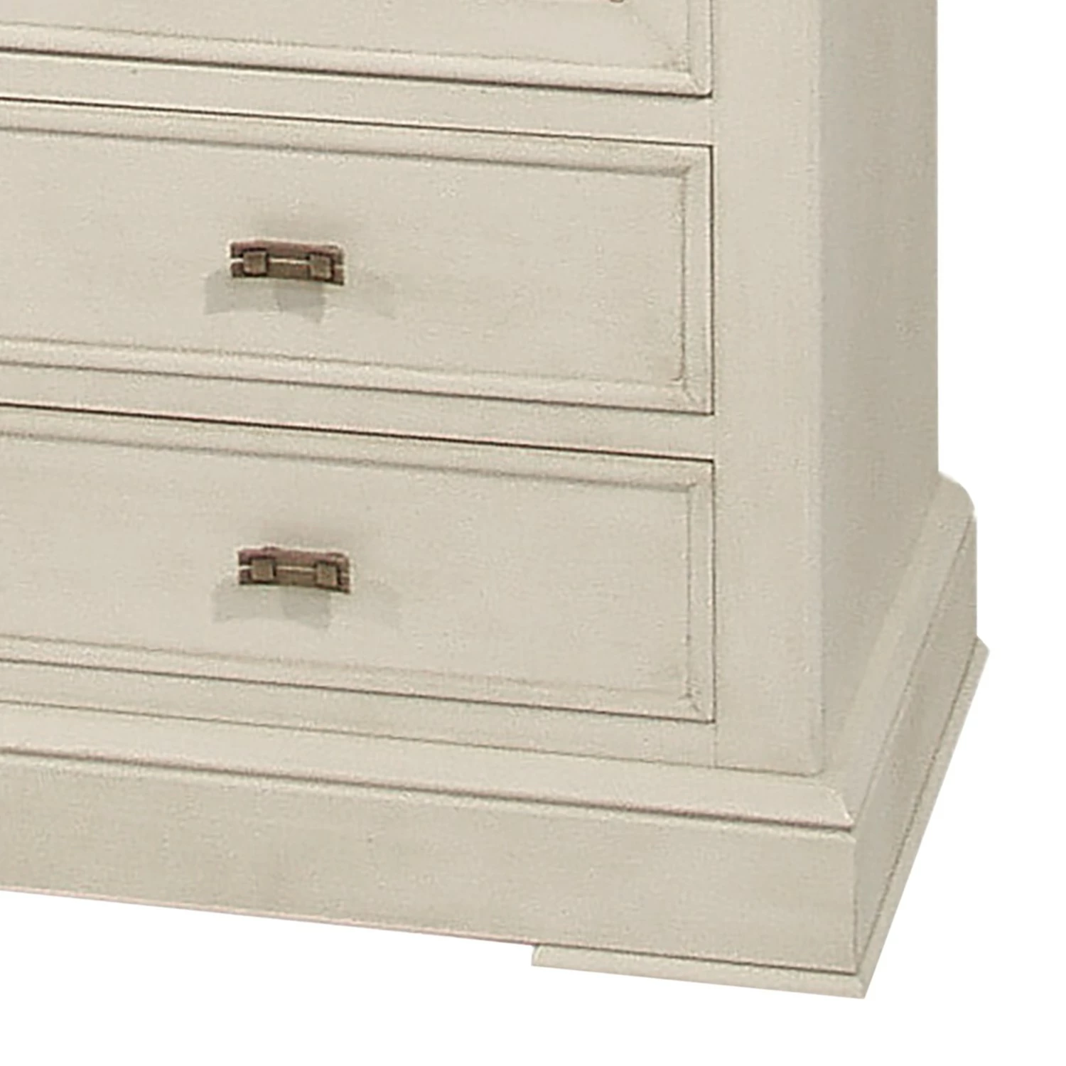 Montreux Vitrine Siena - Vernis blanc patiné à l'ancienne 5 Montreux Vitrine Siena - Vernis blanc patiné à l'ancienne – Image 3