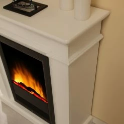 Montreux Cheminée électrique Osto - Vernis blanc brillant -loftscape Boutique 1000017536 220614 056 DETAILS P000000001000017536