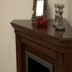 Montreux Cheminée électrique Neptun - Marron foncé -loftscape Boutique 1000017585 220614 042 DETAILS P000000001000017585