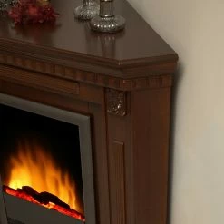 Montreux Cheminée électrique Neptun - Marron foncé -loftscape Boutique 1000017585 220614 045 DETAILS P000000001000017585