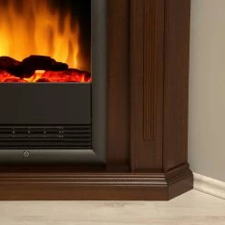 Montreux Cheminée électrique Neptun - Marron foncé -loftscape Boutique 1000017585 220614 048 DETAILS P000000001000017585