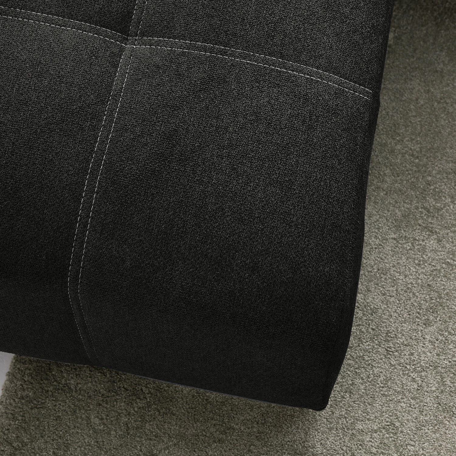 Fredriks Canapé d'angle Galilea (convertible) - Microfibre Bobil: Gris foncé 16 Fredriks Canapé d'angle Galilea (convertible) - Microfibre Bobil: Gris foncé – Image 14