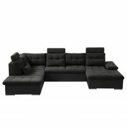 Fredriks Canapé panoramique Puntiro I - Tissu - Cuir synthétique Lilo / Tissu structuré Satur: Noit / Anthracite - Méridienne courte à droite / longue à gauche (vue de face) 42 Fredriks Canapé panoramique Puntiro I - Tissu - Cuir synthétique Lilo / Tissu structuré Satur: Noit / Anthracite - Méridienne courte à droite / longue à gauche (vue de face) -loftscape Boutique 1000021539 210614 18401900088 DETAILS P000000001000021539