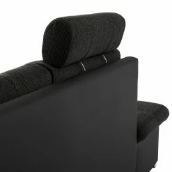 Fredriks Canapé panoramique Puntiro I - Tissu - Cuir synthétique Lilo / Tissu structuré Satur: Noit / Anthracite - Méridienne courte à droite / longue à gauche (vue de face) 65 Fredriks Canapé panoramique Puntiro I - Tissu - Cuir synthétique Lilo / Tissu structuré Satur: Noit / Anthracite - Méridienne courte à droite / longue à gauche (vue de face) -loftscape Boutique 1000021539 210614 18402000111 DETAILS P000000001000021539