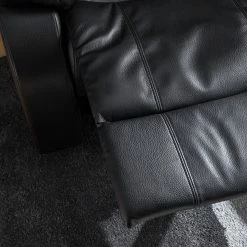 Modoform Fauteuil de cinéma Mendis (2 places) - Imitation cuir - Noir -loftscape Boutique 1000027315 201126 16525900008 MOOD DETAILS P000000001000027315 mood