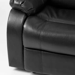 Modoform Fauteuil de cinéma Mendis (2 places) - Imitation cuir - Noir -loftscape Boutique 1000027315 201130 13573500238 DETAILS P000000001000027315