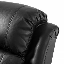 Modoform Fauteuil de cinéma Mendis (2 places) - Imitation cuir - Noir -loftscape Boutique 1000027315 201130 13573500240 DETAILS P000000001000027315