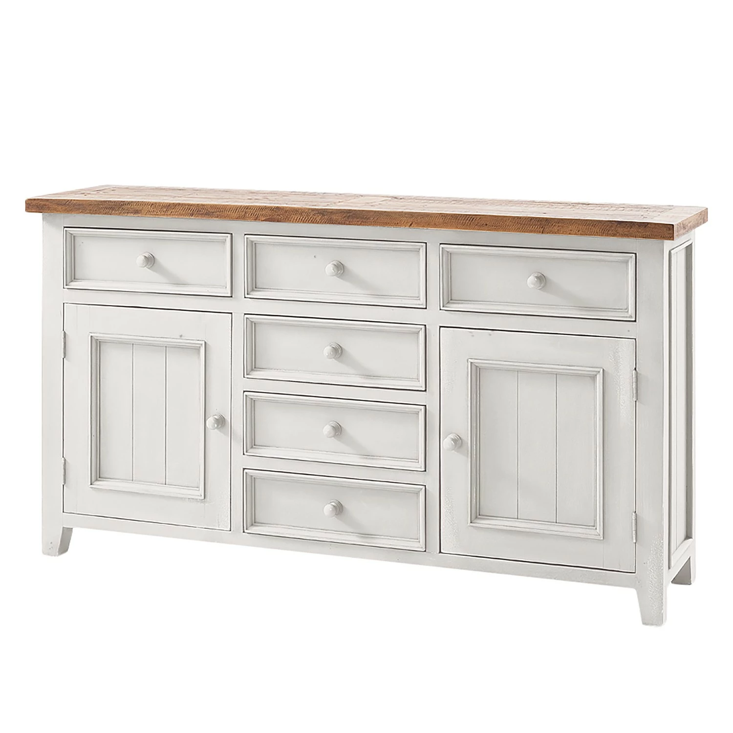 Maison Belfort Buffet Balignton I - Pin massif - Blanc 3 Maison Belfort Buffet Balignton I - Pin massif - Blanc