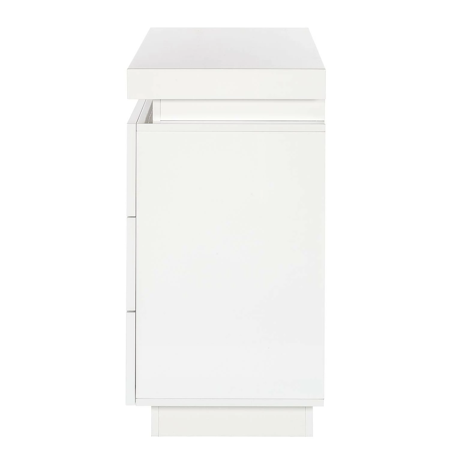 Fredriks Commode Emblaze II - avec éclairage - Blanc brillant 9 Fredriks Commode Emblaze II - avec éclairage - Blanc brillant – Image 7