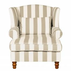 Maison Belfort Fauteuil à oreilles Sofia XXL - Beige / Blanc 14 Maison Belfort Fauteuil à oreilles Sofia XXL - Beige / Blanc -loftscape Boutique 1000031055 210720 13463800014 DETAILS P000000001000031055