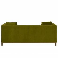 Jack & Alice Canapé Blomma (3 places) - Vert olive - Noyer -loftscape Boutique 1000031374 210608 06021000005 DETAILS P000000001000031374