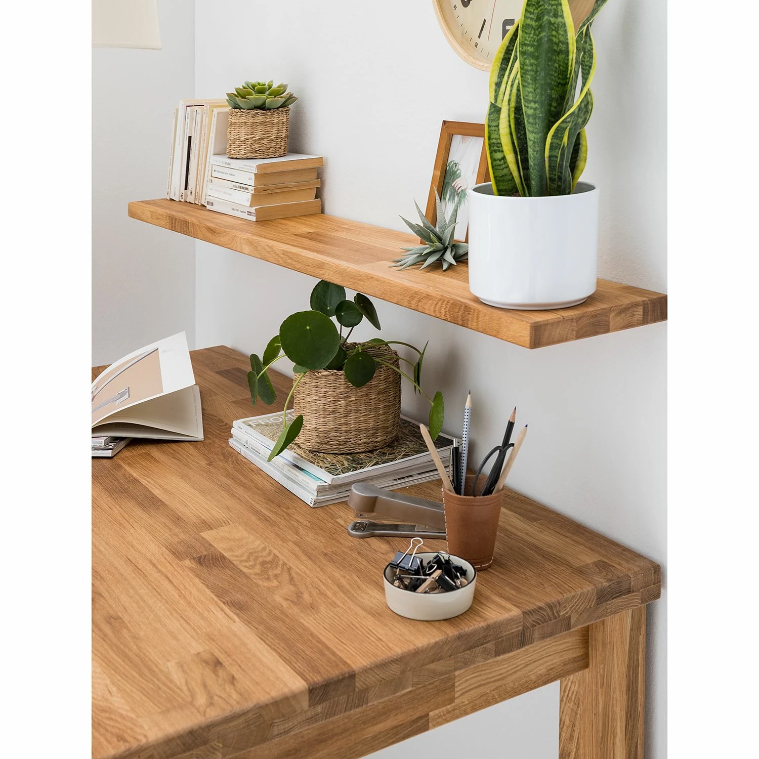 Ars Natura Etagère murale Pia - Chêne sauvage massif huilé 5 Ars Natura Etagère murale Pia - Chêne sauvage massif huilé – Image 3