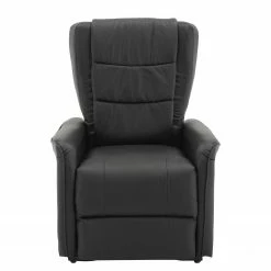 Modoform Fauteuil de relaxation Nesna - Cuir véritable / Imitation cuir - Noir -loftscape Boutique 1000035467 190412 14282400003 GALLERYIMAGES P000000001000035467