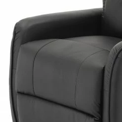 Modoform Fauteuil de relaxation Nesna - Cuir véritable / Imitation cuir - Noir -loftscape Boutique 1000035467 190412 14282400009 GALLERYIMAGES P000000001000035467