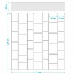 Loftscape Bibliothèque Emporior II - Blanc brillant - Largeur : 211 cm 7 Loftscape Bibliothèque Emporior II - Blanc brillant - Largeur : 211 cm -loftscape Boutique 1000036722 190621 12570200031 GALLERYIMAGES P000000001000036722