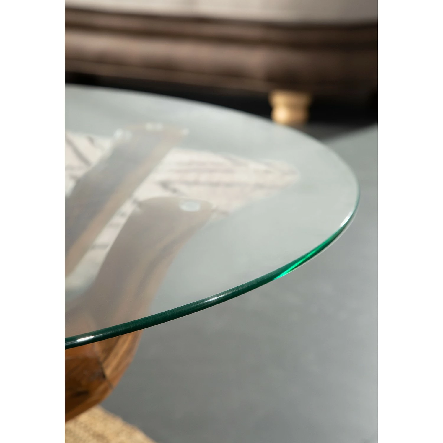 Red Living Table basse Nootka - Teck massif ancien 9 Red Living Table basse Nootka - Teck massif ancien – Image 7