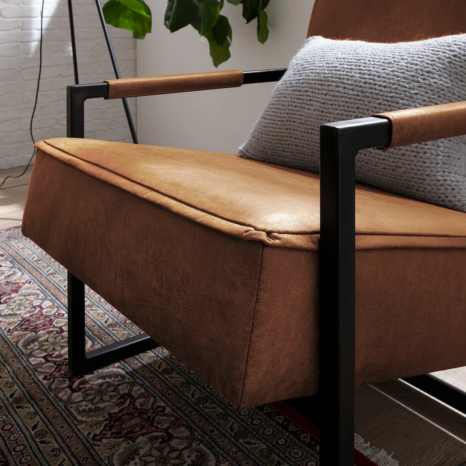 Ars manufacti Fauteuil Rhode - Brun 10 Ars manufacti Fauteuil Rhode - Brun – Image 8