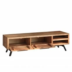 Ars manufacti Meuble TV Amla II -Acacia massif / Métal - Acacia / Anthracite -loftscape Boutique 1000050952 190516 13460100006 GALLERYIMAGES P000000001000050952